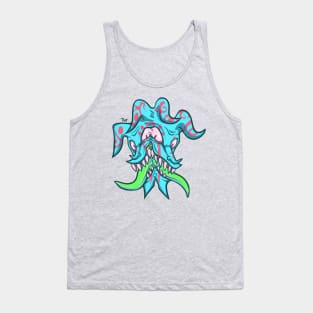 Fear-Cyan Tank Top